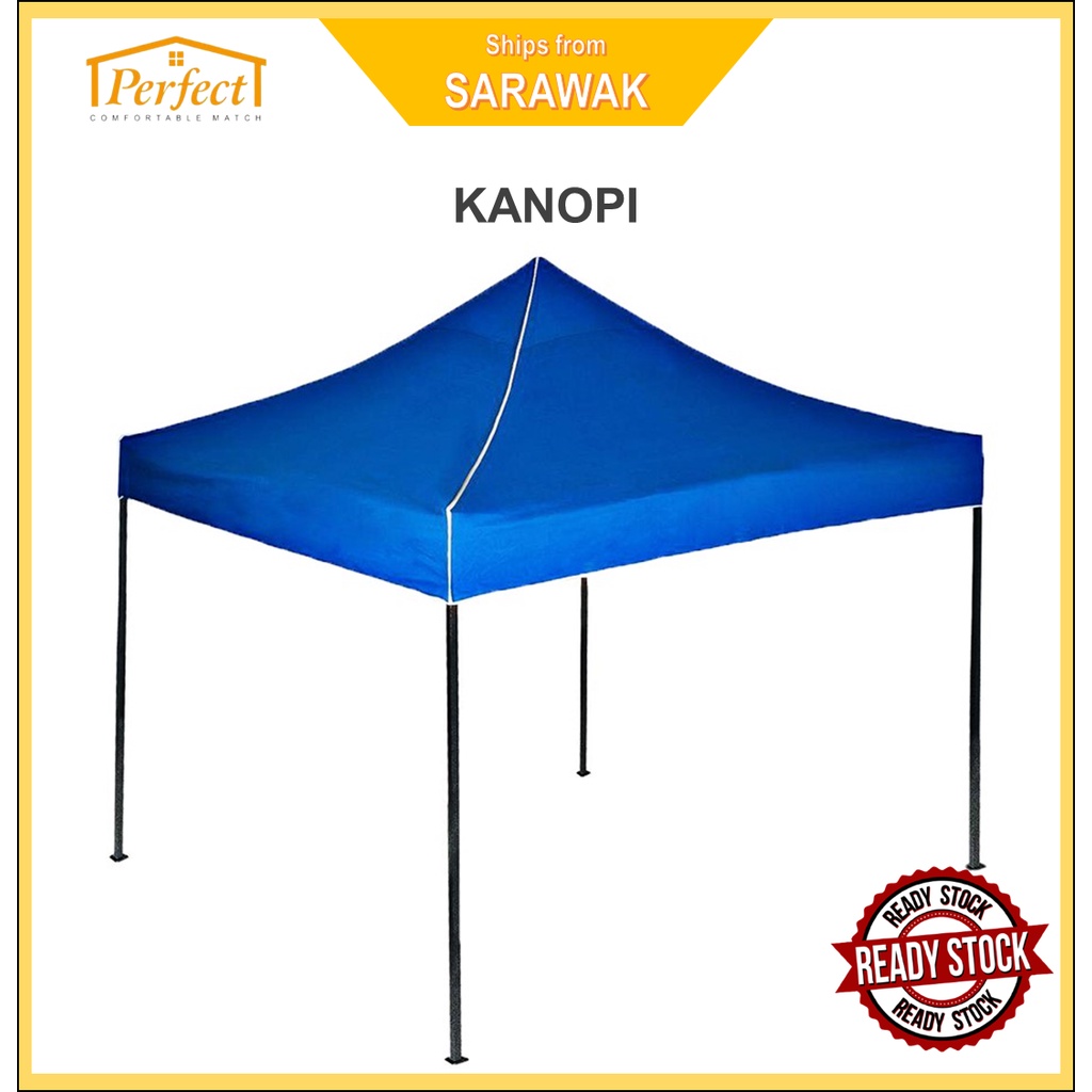 East Msia 10x10 Ft 3x3m Folding Canopy Folding Tent Kanopi Bazar Khemah Full Set 5225