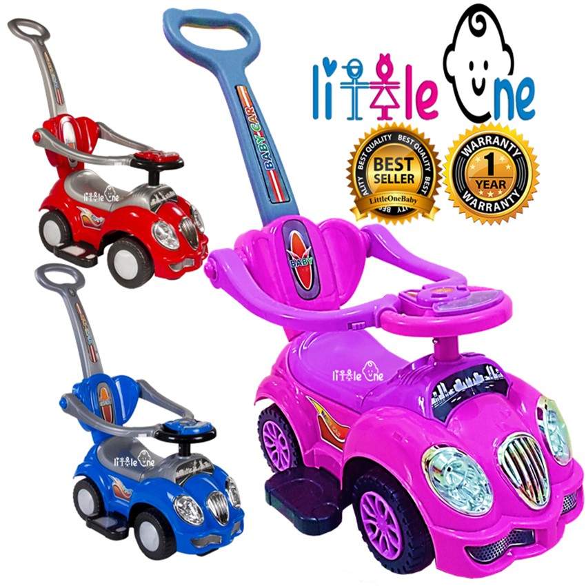 3 in 1 push car