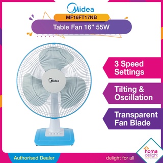 Midea Table Fan 12 Mf 12ft16jc 16 Mf 16ft15nb Mf16ft17nb Shopee Malaysia