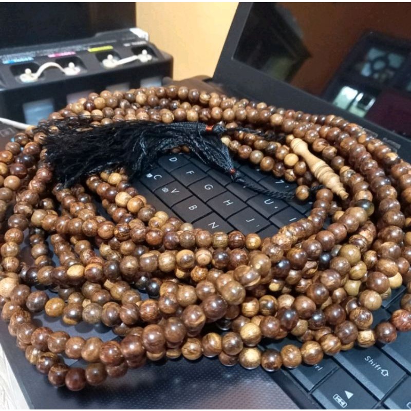 KAYU 1000 Grains Of Agarwood tasbih Agarwood tasbih Original Agarwood tasbih Natural Fragrant Agarwood