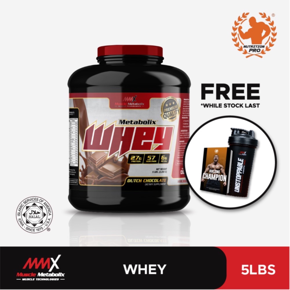 MMX METABOLIX WHEY PROTEIN 5lbs, 27G Protein, Supplement, Cutting, Lean