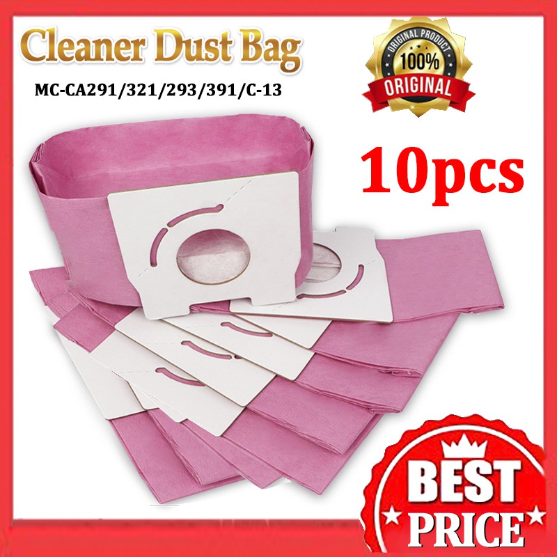 10pcs Panasonic Type C13 Vacuum Dust Bag Universal Replace Vacuum