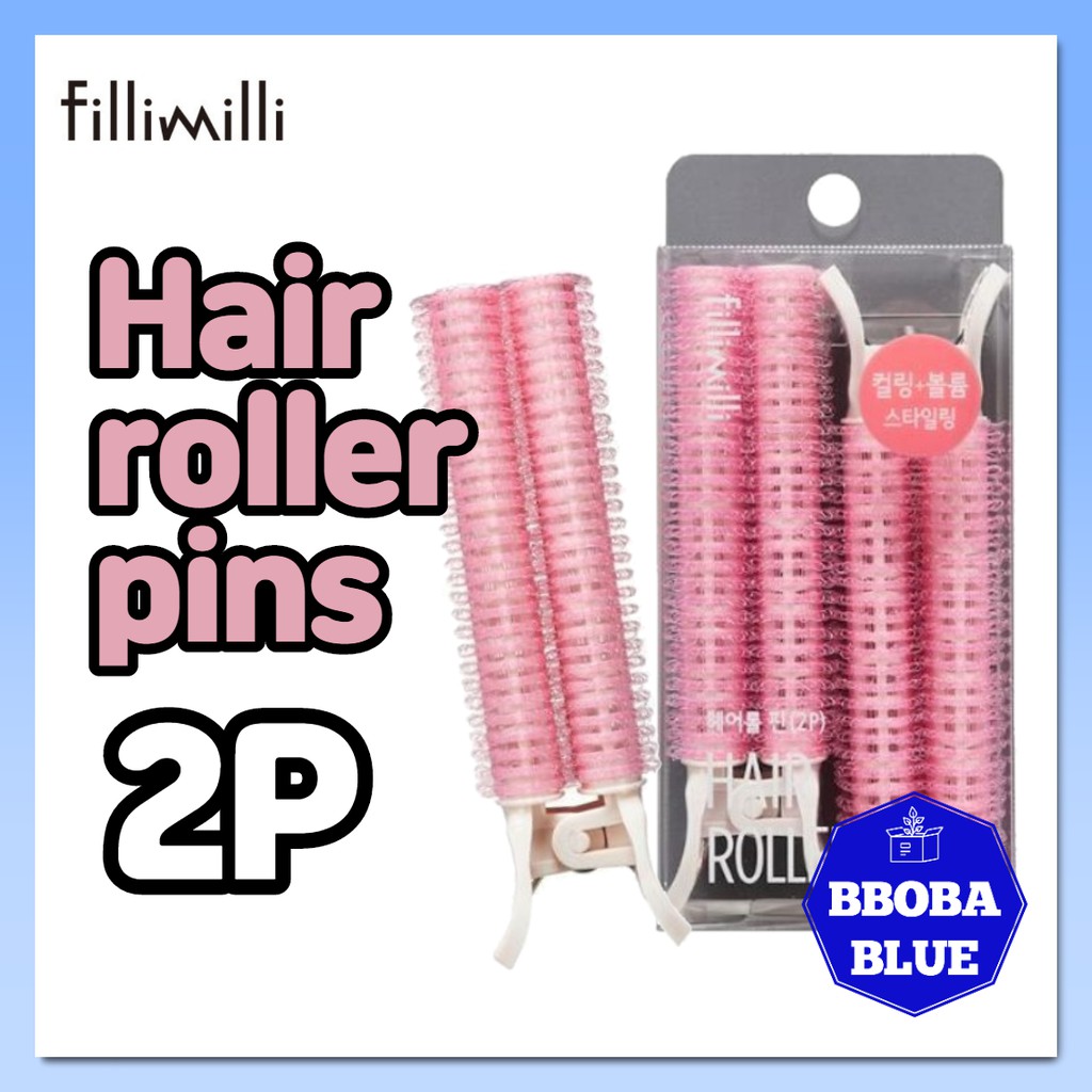 fillimilli] Korean hair tools oliveyoung hair roller pins 2P | Shopee  Malaysia