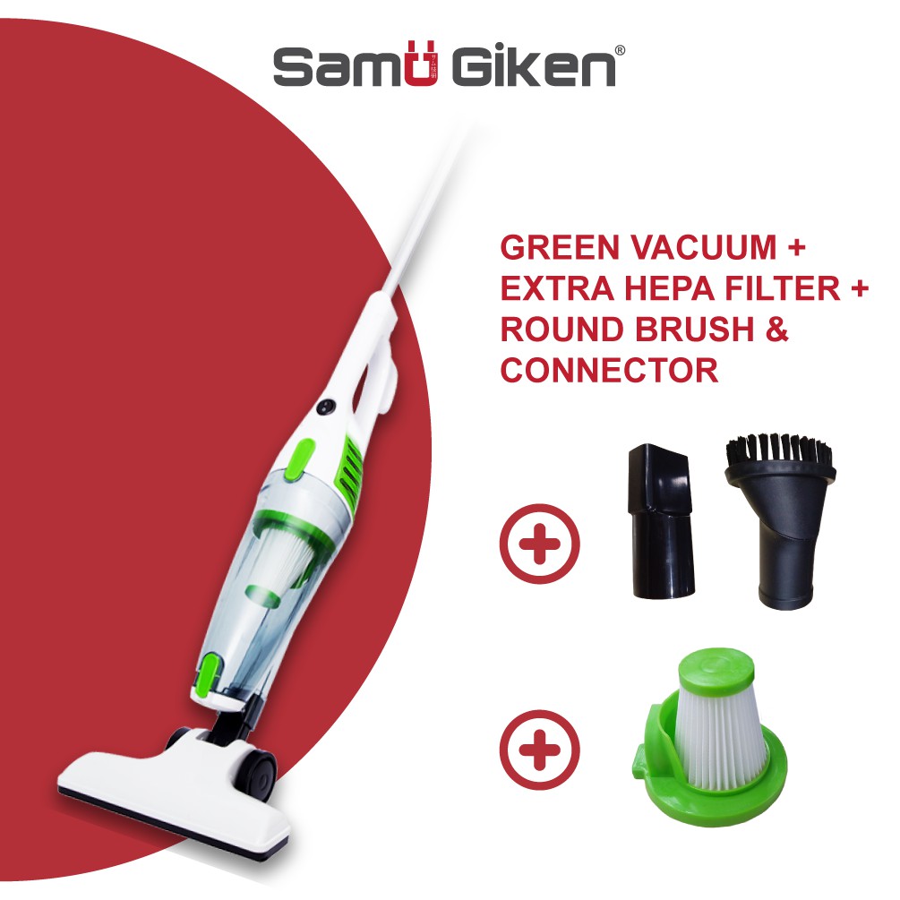 Samu Giken Wired 2 in 1 Handheld Vacuum Cleaner Green (600W) Standard