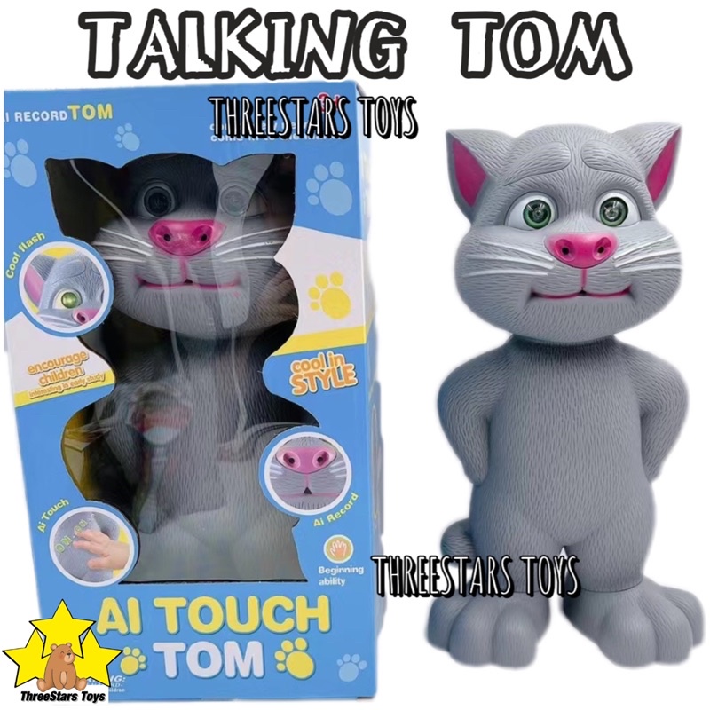 Talking Tom Cat Toy Intelligent Voice Recording&Touch Sensor Toys Cat