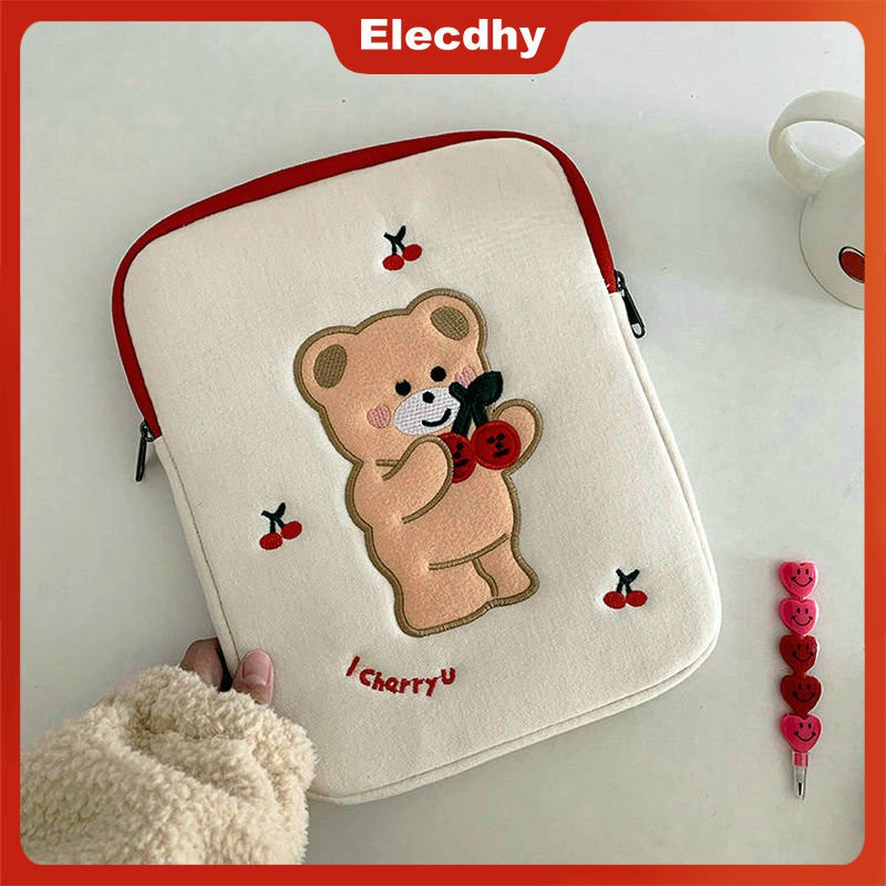 Korea Cute Bear Tablet iPad Bag Ins Laptop Bag iPad Case Cover Laptop