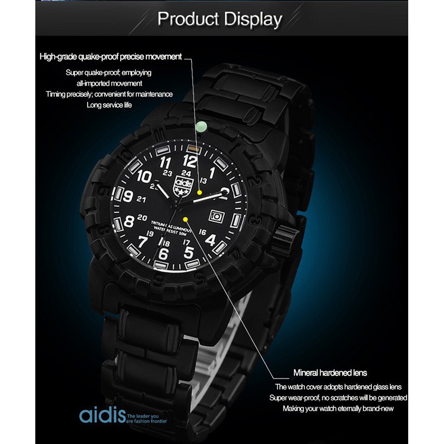 tritium military watch