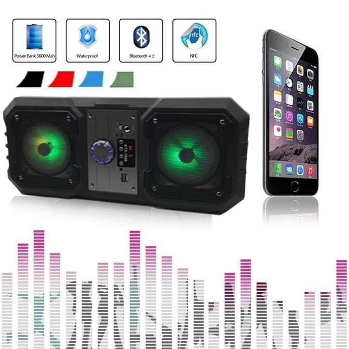 KTS-1048] Wireless Portable Bluetooth Speaker With Led Light [Support Mic]  | Shopee Malaysia