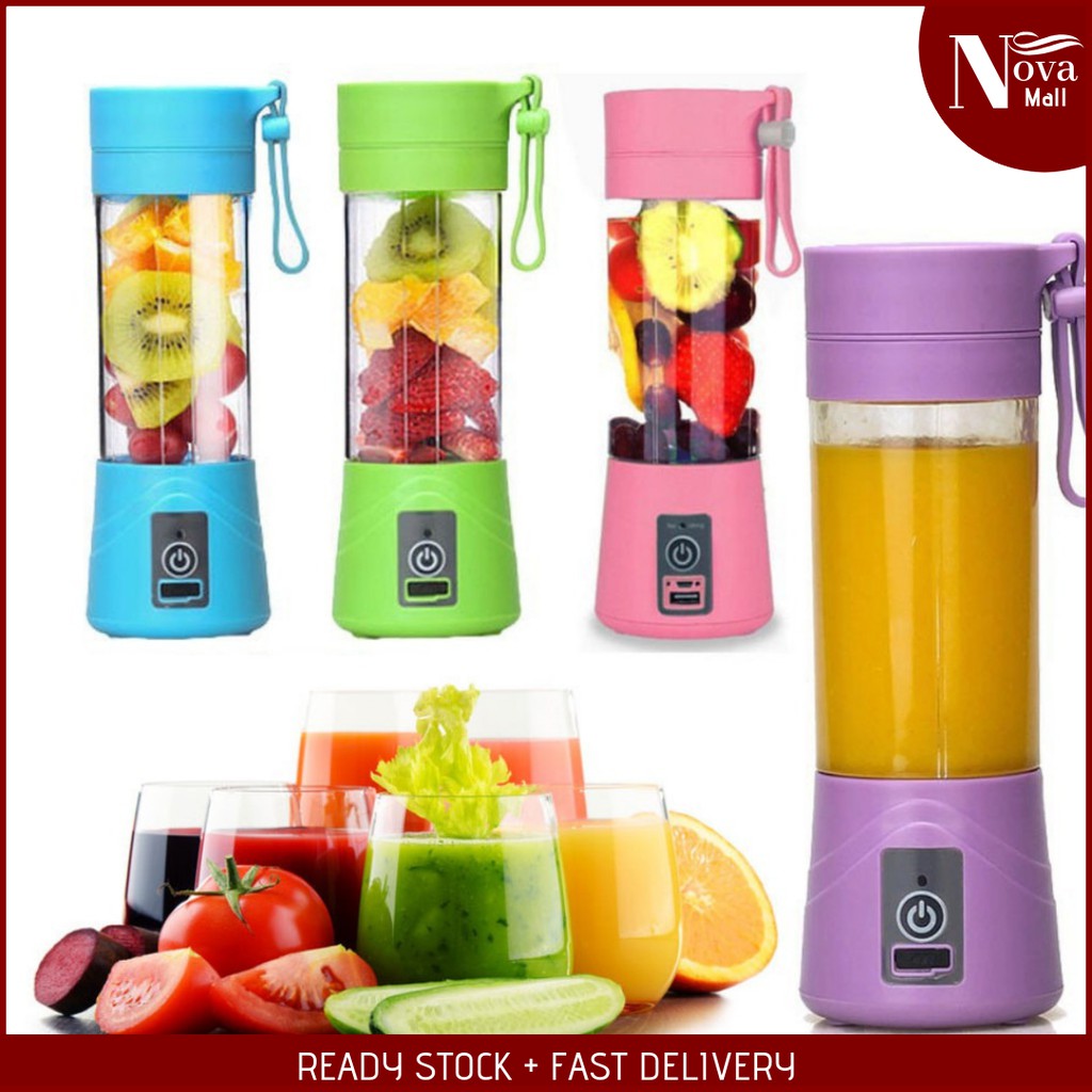 Rechargeable Juicer USB Blender Portable Juice Maker Fruit Extractor Mesin Jus Pengisar Buah