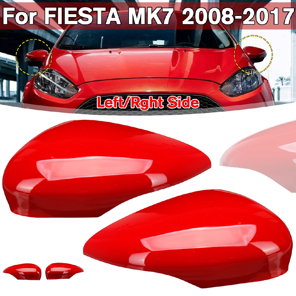 ford fiesta wing mirror cover red