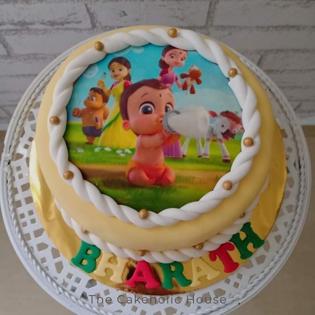 Mighty Little Bheem Edible Cake Topper Shopee Malaysia