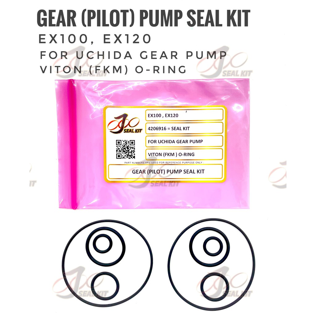 GEAR PUMP SEAL KIT EX100 EX120 4206916 FOR UCHIDA GEAR PUMP PILOT PUMP