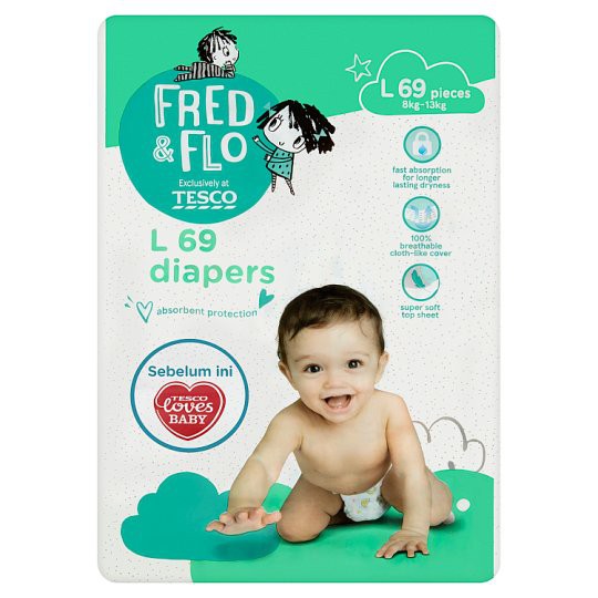 tesco pampers size 5