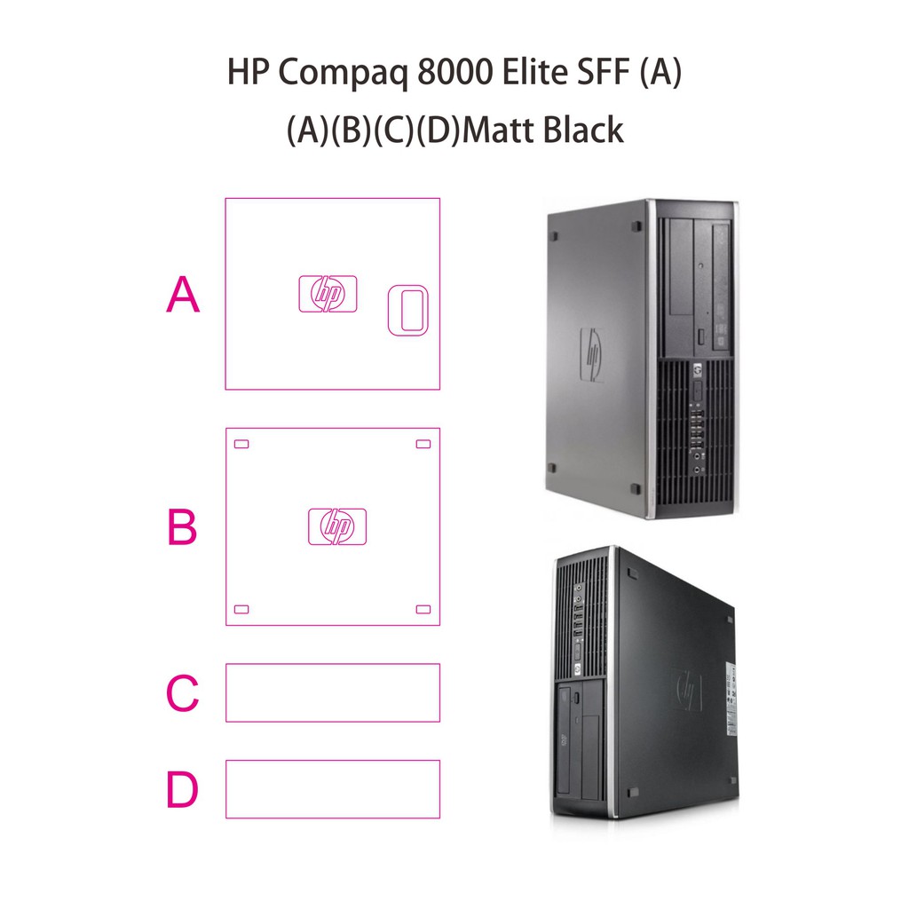 Desktop Skins For Hp Compaq 8000 Sff Pc Vinyl Sticker Made In Malaysia Shopee Malaysia