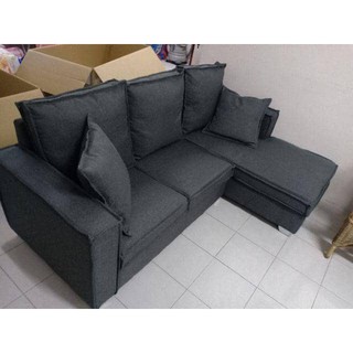 Sofa 3 Seater L Shape / Sofa L shape / Sofa 3 seater / Sofa Mudah / Sofa  Condo / Sofa simple / Ikea sofa | Shopee Malaysia