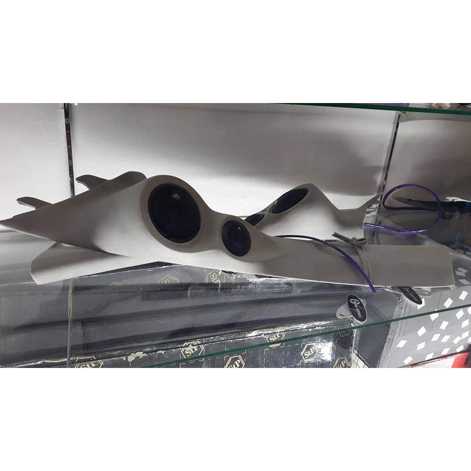 Nissan Navara 2008 2015 3 Way Air Pillar Tweeter + 3.5" MID Holder