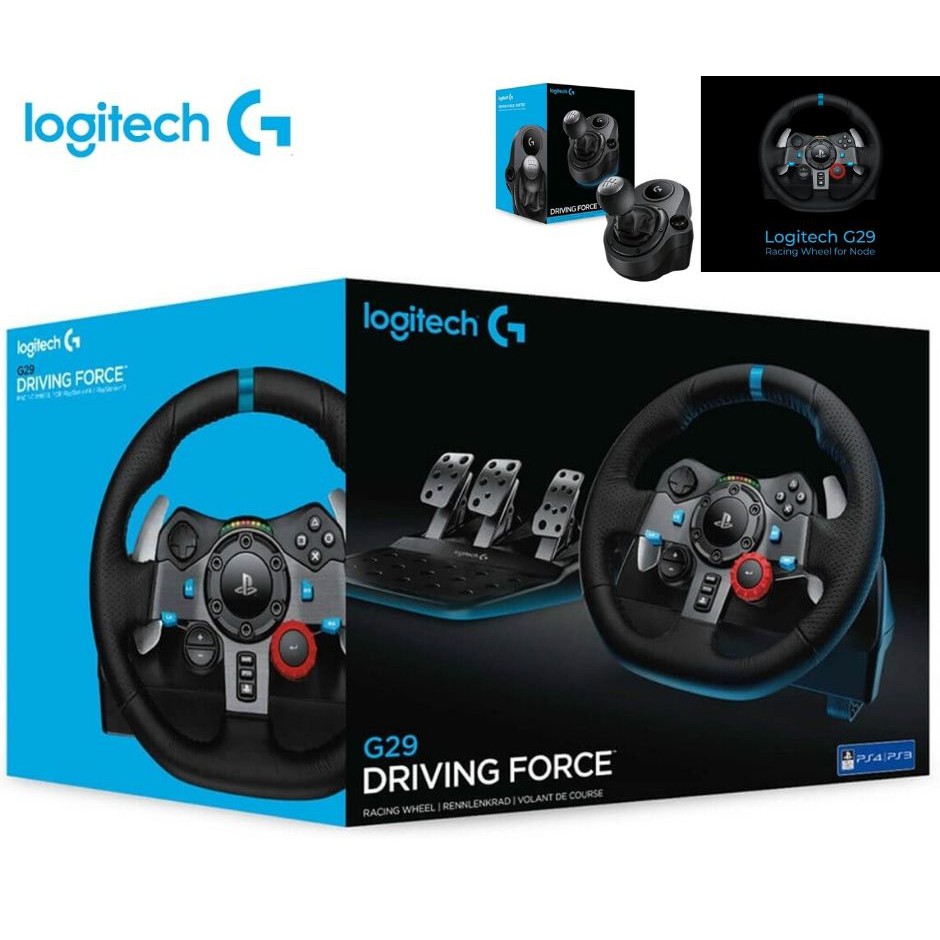 Ready Stock Logitech G29 Driving Force With Free Shif For Ps4 Ps3 Pc Shopee Malaysia