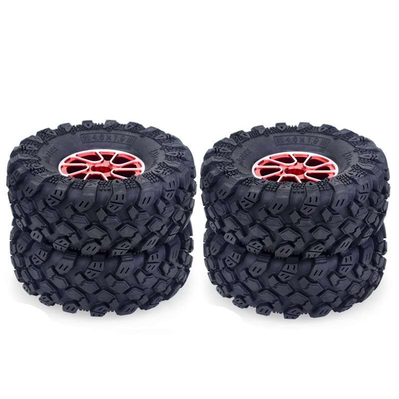 ZD Racing 1/10 RC Crawler Truck Wheels Tires for Redcat HPI FTX Mauler TRX4 RGT Traction Hobby Founder II Axial SCX10 II