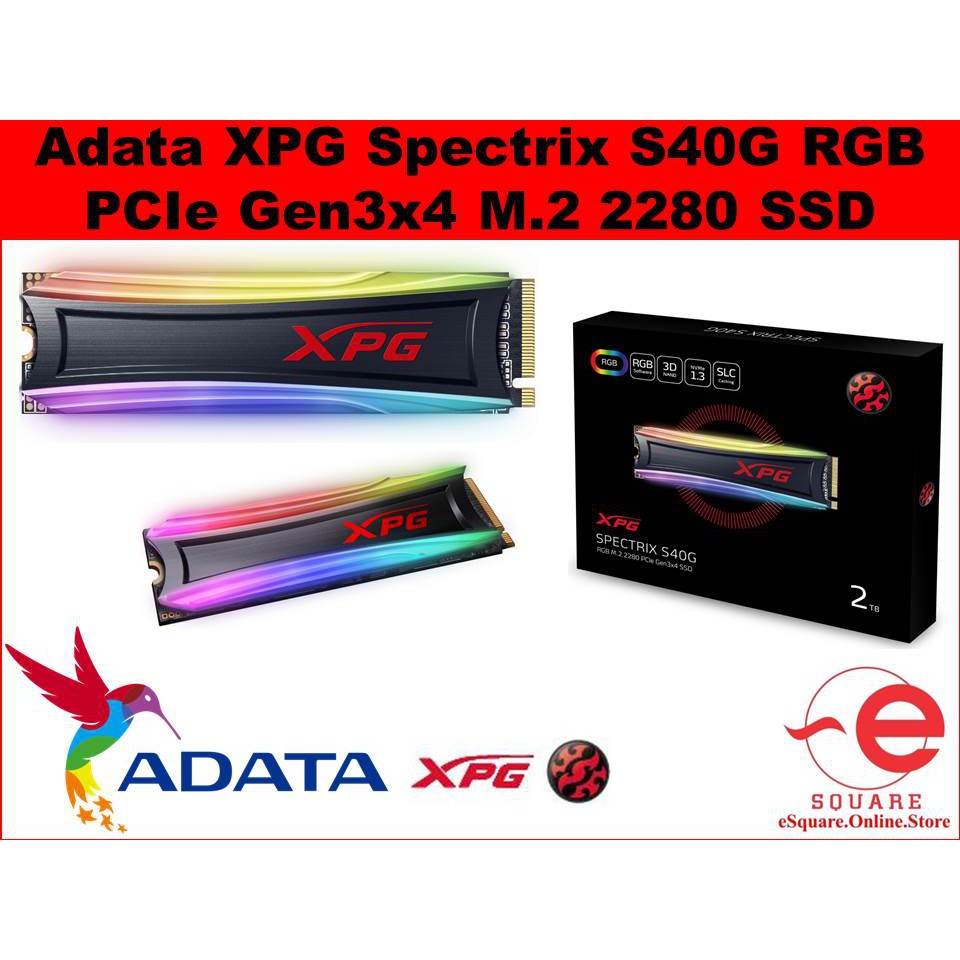 512 гб ssd m 2 накопитель a data xpg spectrix s40g rgb обзор