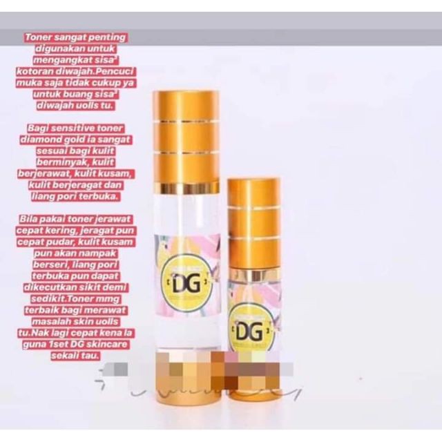 toner dg skincare