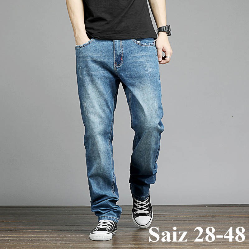 relaxed loose fit jeans