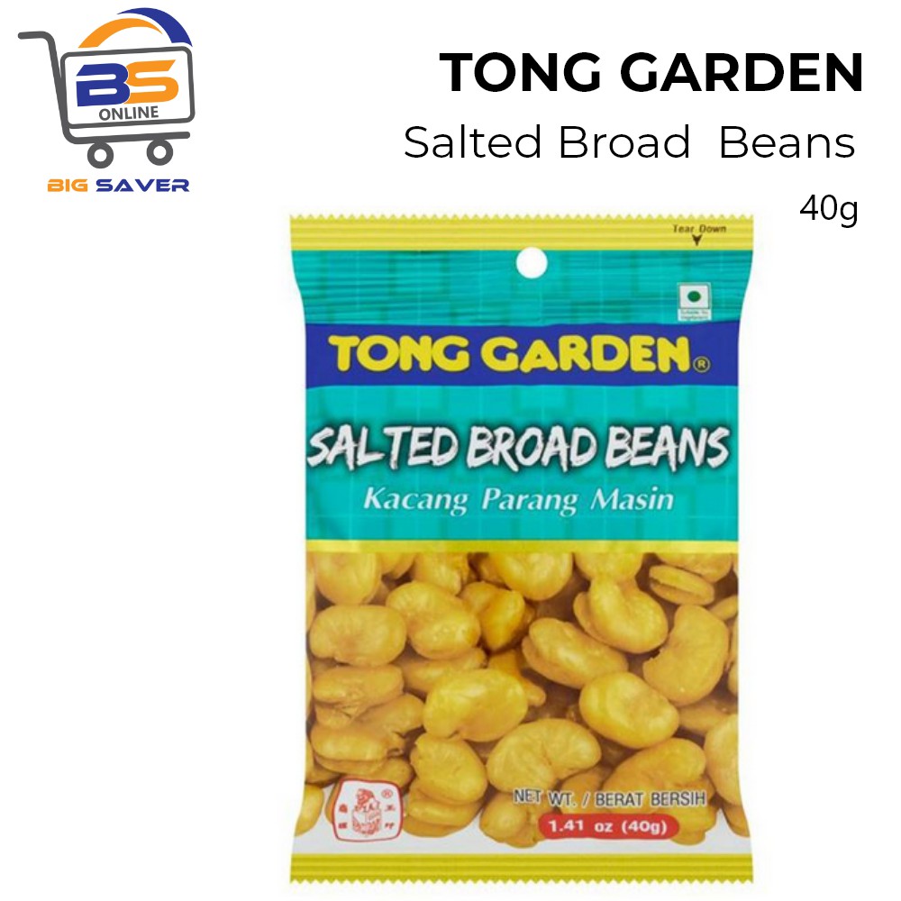(SAME DAY DELIVERY)Tong Garden salted broad beans 40g Shopee Malaysia