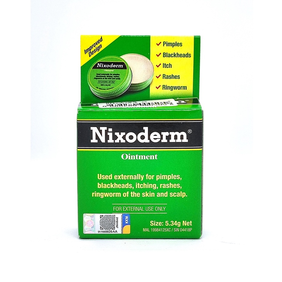 Nixoderm Ointment 5.34g (EXP 01/2025) & 17.7g (EXP 03/2025) | Shopee ...