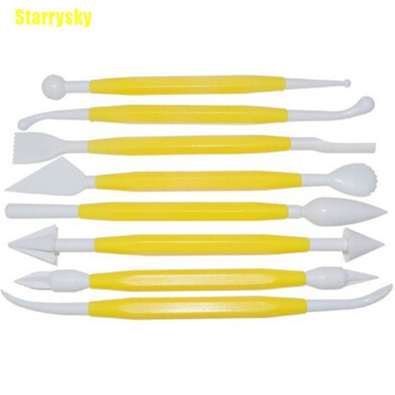 Heavy Tool Starrysky 8Pcs/Set Kids Favorite Polymer Clay Tools Plastic Shaping Toys DIY Workshop - Image 5