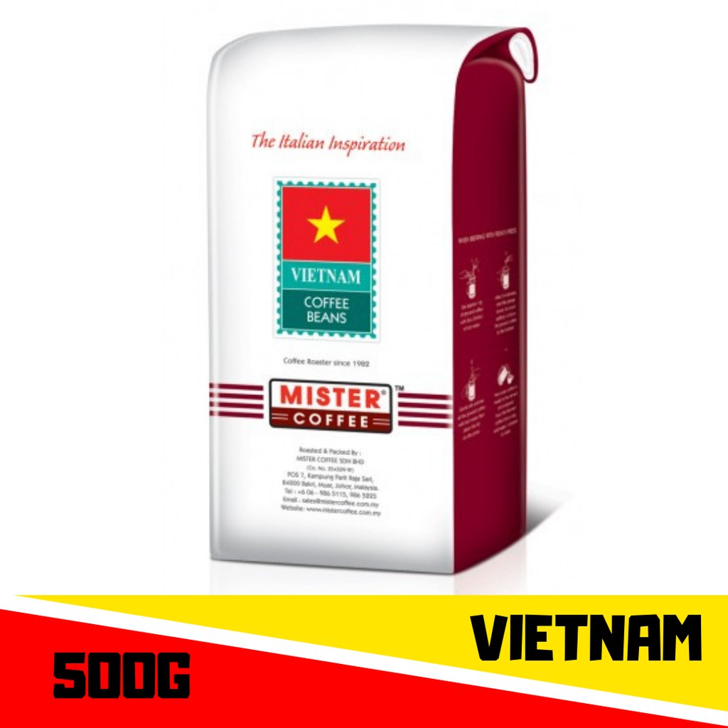 [MISTER COFFEE] High Quality Coffee Bean Country Series (Vietnam) 500g