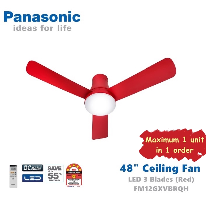 Panasonic Baby Ceiling Fan 48 F M12ao Regulator Type F M12gx Led Remote Control Type F M12a0