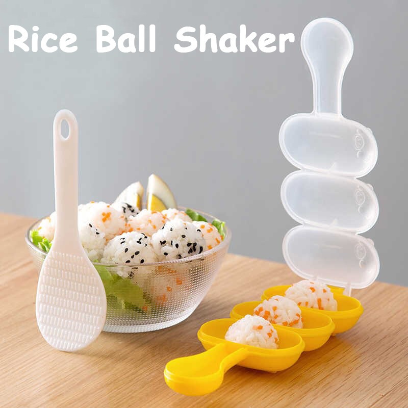 DIY Sushi Maker Rolling Mat Roller Rice Ball Shaker with Rice Scoop