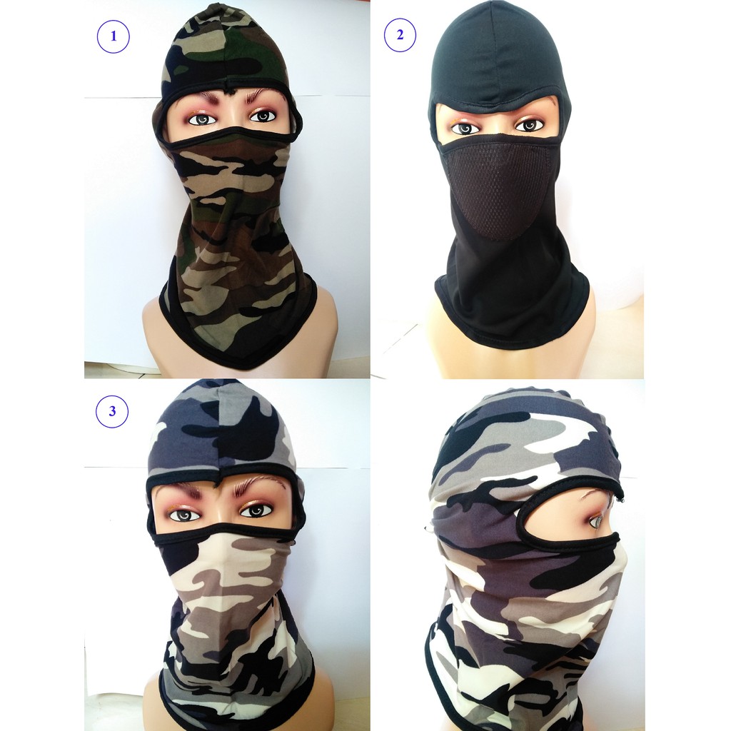 Full Face Mask Outdoor Motorcycle/Cycling Balaclava (Corak Askar ...