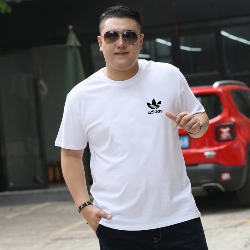 Baju Musim Panas Plus Saiz Lelaki Gemuk Pasang Lelaki Plus Lemak Plus Besar Lemak Lelaki Kapas Long Lengan Lengan Pendek T Shirt Lelaki Penyayang Shopee Malaysia