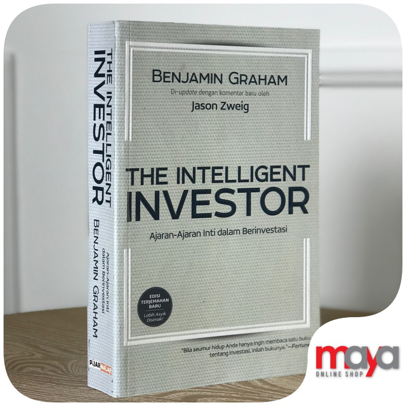 Preloved Book The Intelligent Investor By Benjamin Graham Translated Bahasa Melayu Maya Online Shop Shopee Malaysia