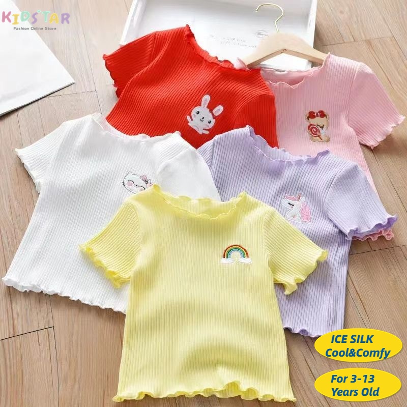 2-13 Tahun Girl Shirt T Shirt Kanak Kanak Perempuan Girls Shirt Girls Top Kids Shirt Kids Shirt Girl Kids Girl Tops Girl T Shirt Kids Children Shirt Kids Tops Baby Shirt Kids Cloth