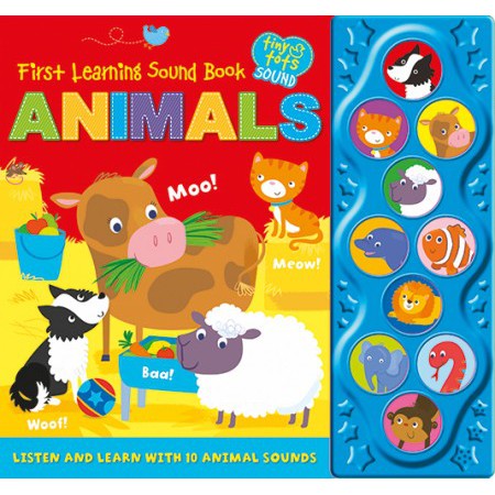 First Learning Sound Book: Animals (Children Sound Book) | Shopee Malaysia