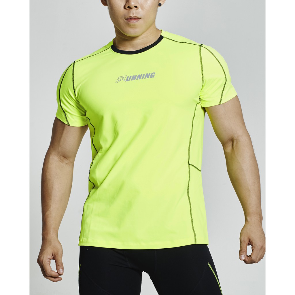 BE Elementz Supercool Running Shirt (Volt) MRT0005