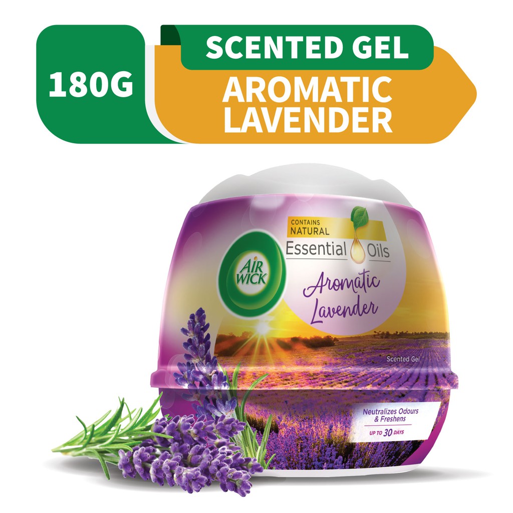 Air Wick Air Freshener Scented Gel Cone Aromatic Lavender (180g) Shopee Malaysia
