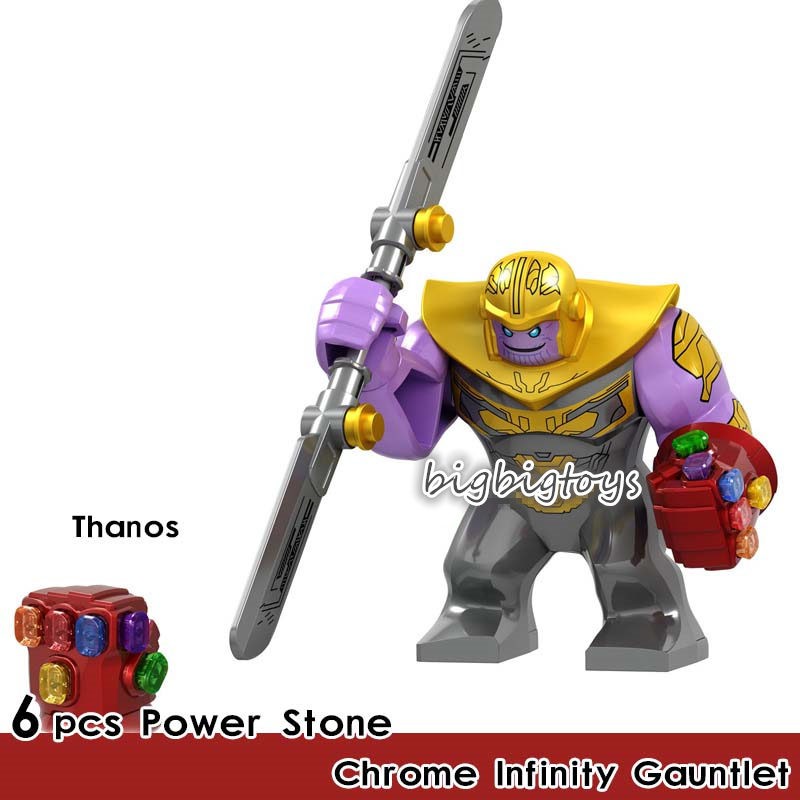 lego thanos with infinity stones