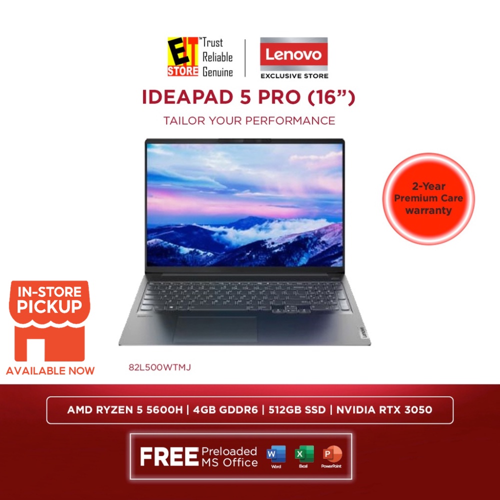 Lenovo IdeaPad 5 Pro Gen 6 (AMD) Price in Malaysia & Specs - RM4699 ...