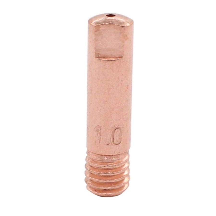 0.8 / 1.0 mm Welding Contact Tips For MB 15 MB15 AK MIG Torch Opening