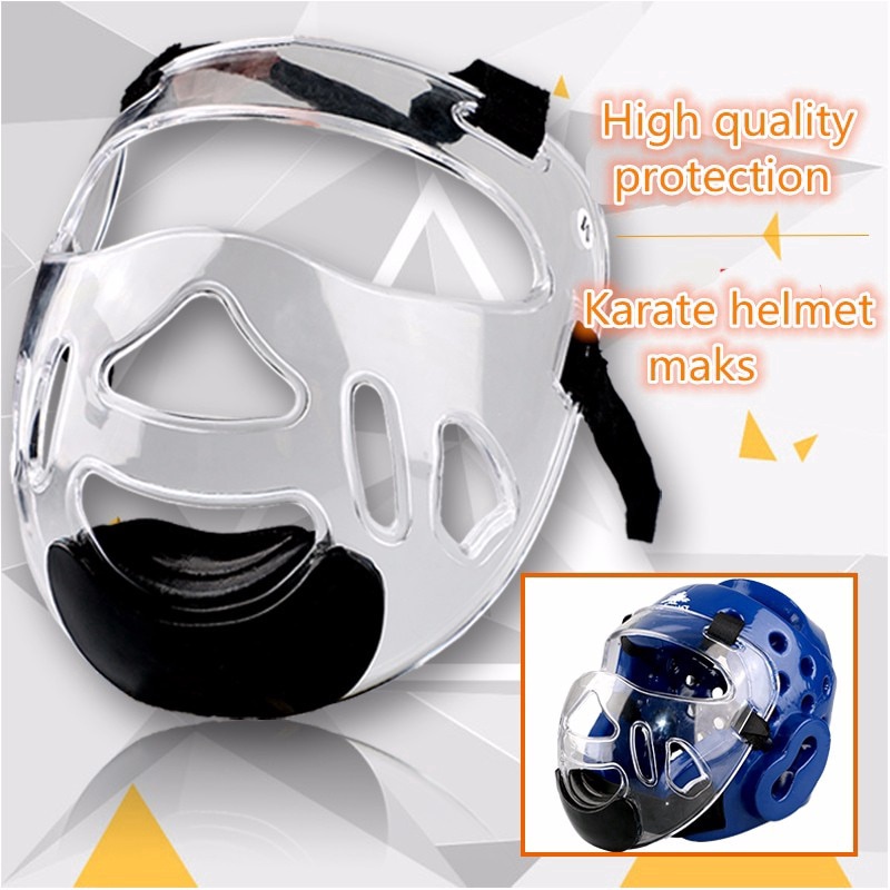 Removable helmet mask taekwondo karate face mask kids adult Shopee