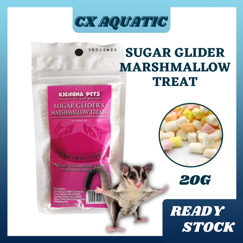 Kichona Sugar Gliders Marshmallow Treat Snacks 20g Shopee Malaysia