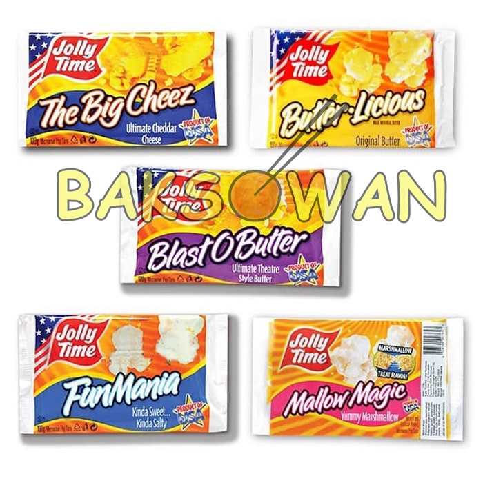 Jolly Time Popcorn ALL Variants Shopee Malaysia