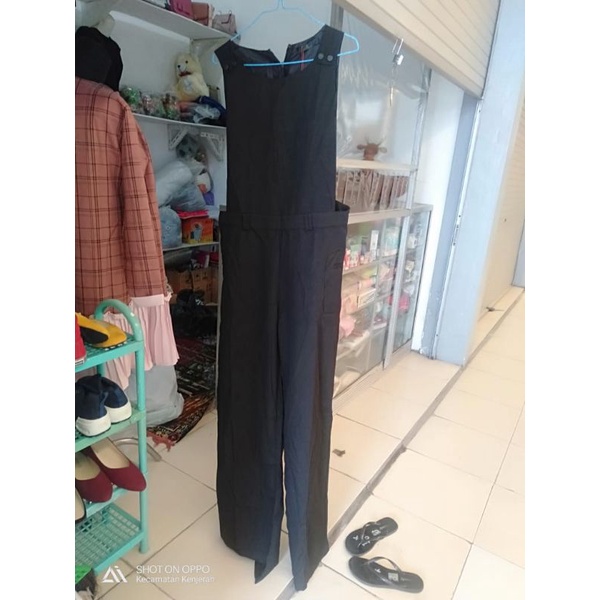 HITAM Jumpsuit Black Pants