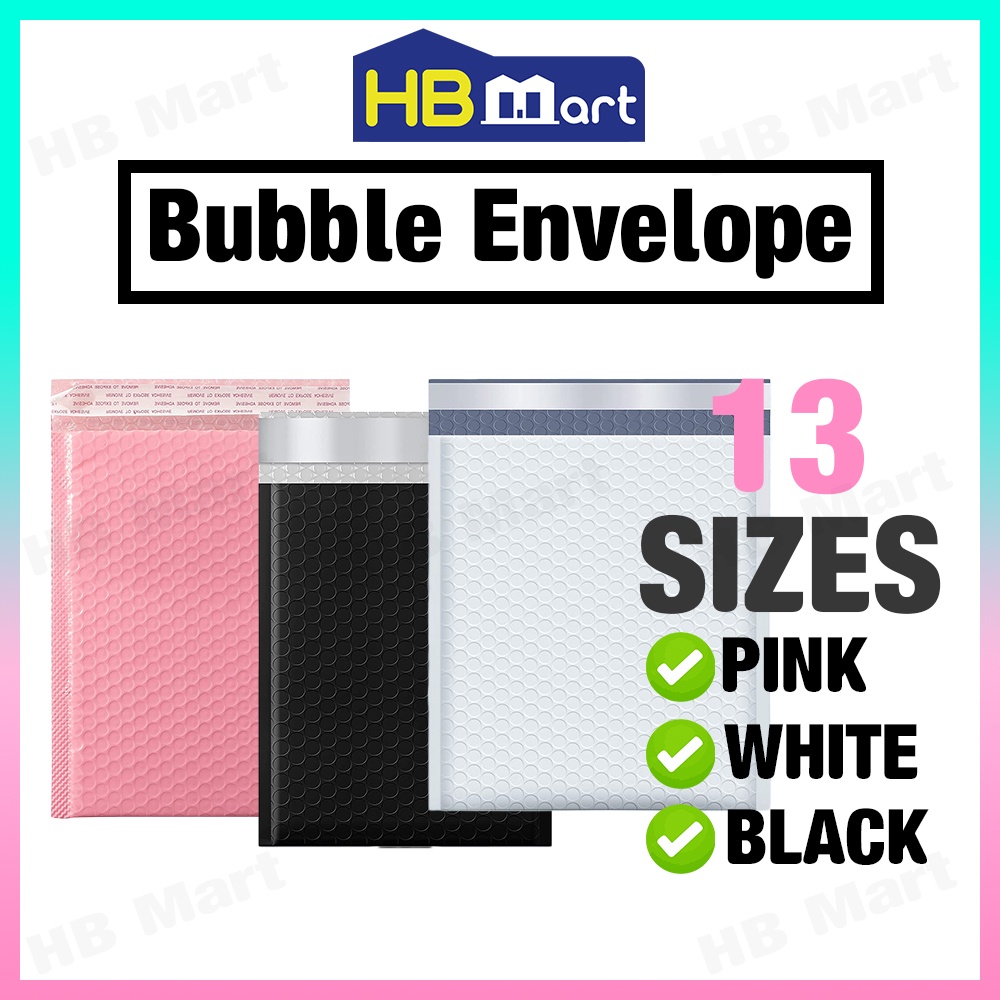 1pcs Bubble Envelope 13 sizes Parcel Bag Courier Bag With Bubble Wrap