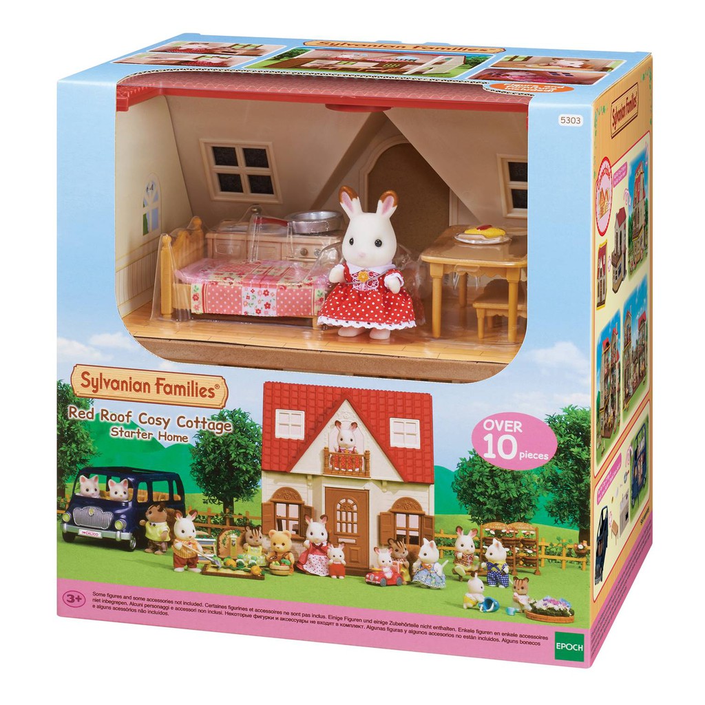 sylvanian families 3 storey house
