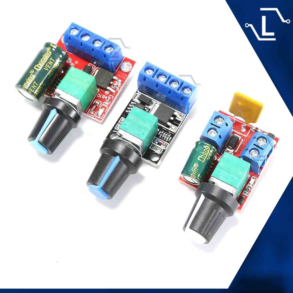 [Luminense] DC Brush Motor Speed Controller PWM Dimmer Regulator Geared