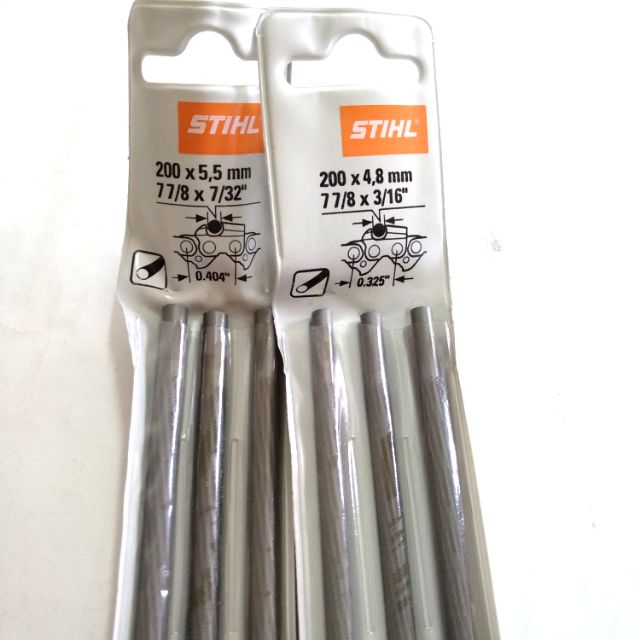 Original STIHL Chainsaw Chain Sharpening Round File (Kikir Bulat Rantai