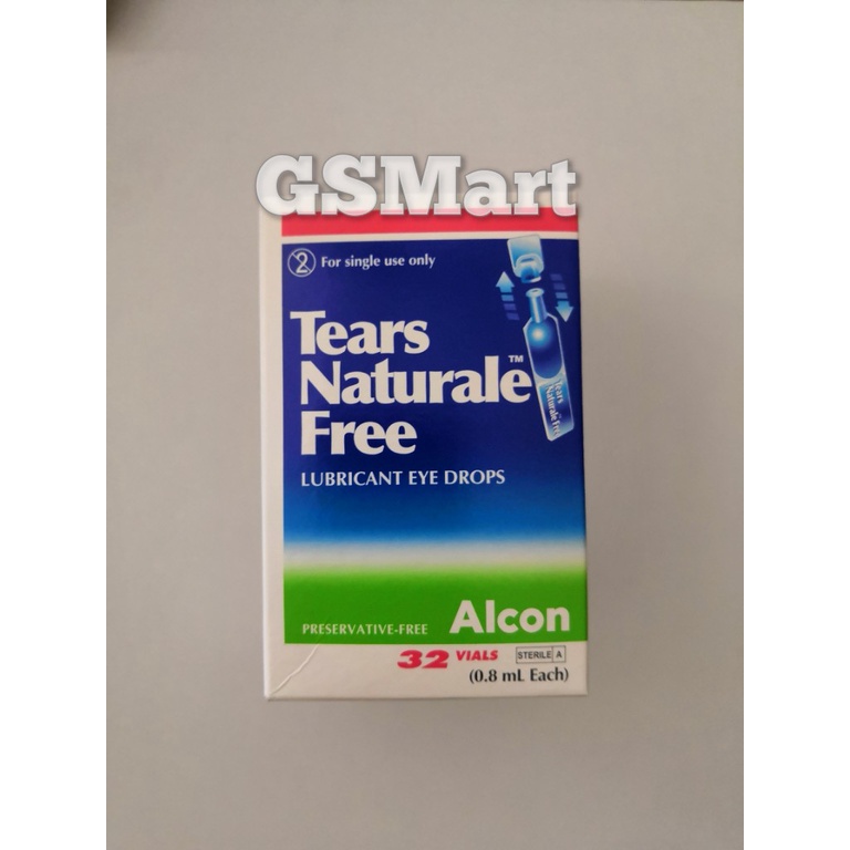 Alcon Tears Naturale Free Lubricant Eye Drops 32 s (Exp: 8/2023 ...